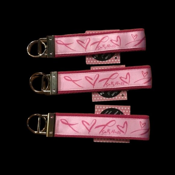 Sally Huss Wristlet Key Fob Key Chain Wrist Strap Handmade X 3 New With Tag - Picture 2 of 3